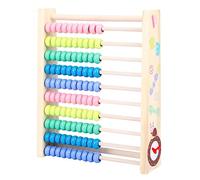 iplusmile 1 pièce Tableau à Dessin Réversible Bois avec Boulier pour Garçon Fille Outil Éducatif de Mathématiques pour Développer la Créativité Compétences Calcul Ans