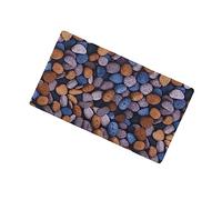 iplusmile 1 Pièce Tapis de Galets LED LEDs Moquette Salon The Carpet Tapis de Porte intérieure Tapis d'entrée paillasson Tapis de Sol Coussin de Polyester Blue