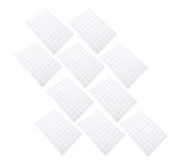 iplusmile 10 feuilles Autocollants Double Face Ronds Adhésifs Polyvalents pour Loisirs Créatifs et Décoration Mariage