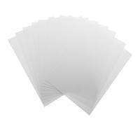 iplusmile 10 Feuilles de Plastique Pp Blanc A4 10pcs, Panneau Rigide Ignifuge et Imperméable, pour Loisirs Créatifs et Encadrement Tableau