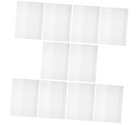 iplusmile 10 feuilles Protège Cahier Transparent Film Plastique Réutilisable Anti-rayures Protection Imperméable pour Manuels et Cahiers