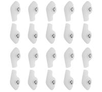 iplusmile 10 Paires de Patchs Anti-frottement pour Col de Baskets, Renforts de Doublure Intérieure Noirs, Coussinets Adhésifs de Protection Latérale pour Chaussures de Sport, Réparation