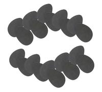 iplusmile 10 paires Protège-semelles Antidérapantes Noir à Points Coussinets de Protection pour Talons et Chaussures Plates Du Bruit et Résistants à Usure