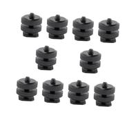 iplusmile 10 pièces Adaptateur Griffe Hot Shoe Alliage Aluminium Support Vis Pouce pour Trépied Compatible Appareils Photo DSLR et Accessoires