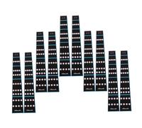 iplusmile 10 pièces Autocollants pour Violon Guide de Doigt pour Touche Étiquettes Intonation Durables Noir pour Débutants