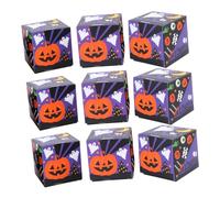 iplusmile 10 pièces Boîte à Bonbons Papier pour Fête Emballage DIY Cookies Boîte Cadeau Légère et Portable pour Nougat Biscuits Utilisation Polyvalente
