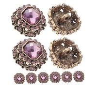 iplusmile 10 Pièces Boutons à Facettes Pour Couture Petits Et Délicats Pour Manteaux Trenchs Et Vêtements Extérieur Embellissement Décoratif Multifonction