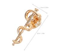 iplusmile 10 Pièces Broches Serpent Doré Pin pour Blouse Infirmière Médecin Cadeau Professionnel