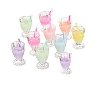 iplusmile 10 pièces Charms Résine Forme Boire pour DIY Pendentifs pour Création de Bijoux et Artisanat Réutilisable