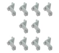 iplusmile 10 Pièces Clip de Séparation pour Congélateur, Plastique Blanc | Usage Domestique et Commercial, Design Compact, Installation Facile, Support Robuste, pour Unité Frigorifique