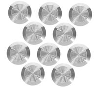 iplusmile 10 pièces Clous pour Trottoirs et Voies Piétonnes Marqueurs de Sécurité pour Personnes Malvoyantes Indicateurs Davertissement pour Chemins et Aéroports Installation Facile