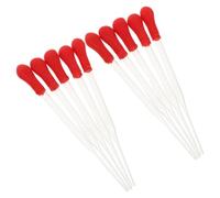 iplusmile 10 Pièces Compte-Gouttes en Verre pour Huiles Essentielles, Poire | Dosage Précis et Réutilisable, Remplissage Facile de Parfum, Compatibilité pour Bureaux et Chambres