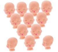 iplusmile 10 pièces Doll Heads for Crafts Creative Toy Parts DIY Accessories for Handmade Plush Keychains