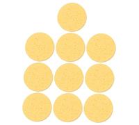 iplusmile 10 pièces Éponge Démaquillante Visage Ronde Cellulose Éponges Nettoyage Pores Confortables Peau pour Fond de Teint et Nettoyage Quotidien