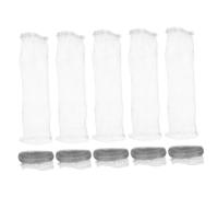 iplusmile 10 pièces Filtre Filet Acier Inoxydable pour Tuyau de Vidange Machine à Laver Piège à Peluches Réutilisable et Résistant Protection Anti-bouchons pour Évier de Buanderie