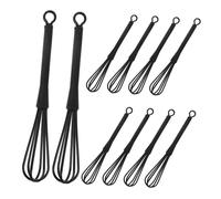 iplusmile 10 Pièces Fouets de Mélange pour Coloration Capillaire Salon Outil Manuel Semi Automatique Portable pour Mélanger et Uniformiser la Teinture Accessoire Pratique sans