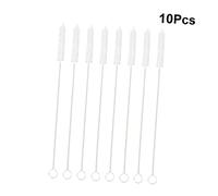 iplusmile 10 pièces Goupillons Acier Inoxydable Brosse de Nettoyage pour Pailles Réutilisables Nettoyeur pour Tubes Entonnoirs et Coins Difficiles