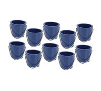 iplusmile 10 pièces Lot de Mini Seaux Décoratifs Miniature pour Micro Paysage Jardin Modèles Simulés pour Décoration Plage et Paysage Bord de Mer