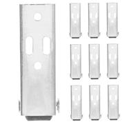 iplusmile 10 Pièces Lot de Roulettes Métalliques Robustes pour Porte Coulissante Verre Accessoires de Remplacement pour Guide de Cabinet Design Élégant et Fonctionnement Fluide Adapté Aux