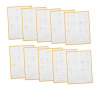 iplusmile 10 Pièces Manipulatives Réutilisables pour Fractions Double Face Effaçables à Sec Outils Éducatifs pour Apprentissage des Fractions Primaire Supports Montessori pour Pratique