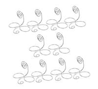iplusmile 10 Pièces Metal Flower Place Card Holders With Wire Picture Clips For Tables Compact And Portable Table Number Stands For Wedding Reception Birthday Office Organization