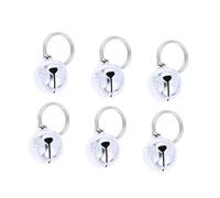 iplusmile 10 pièces Pet Bells for Cat and Dog Collars Metal Christmas Pendants for Small Pets