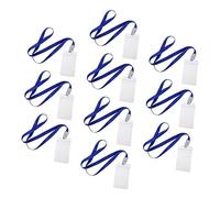iplusmile 10 pièces Porte Badge Transparent Étanche avec Cordon Lanière pour Titulaire de Carte Id Design Double Face pour Écoles et Entreprises Couleur Aléatoire Couleur Aléatoire