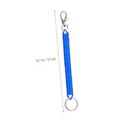 iplusmile 10 pièces Porte-clés à Ressort Spirale Rétractable Lot de Lanière Élastique Extensible pour Clés et Badges Bracelet Confortable Usage Polyvalent pour Sacs et Téléphones