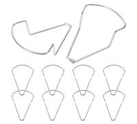 iplusmile 10 Pièces Protections de Lames de Tondeuse de Rechange Couvercle de Lame de Rechange Argenté Fer pour Tondeuse à Gazon Protection et Remplacement Rapide