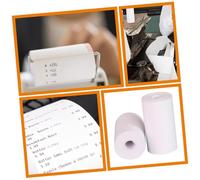 iplusmile 10 rouleaux Papier Thermique sans Noyau Papier Imprimable Lisse pour Tickets Caisse Compatible Terminaux et Machines Pos Impression Nette