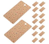 iplusmile 100 Cartes pour Boucles d'Oreilles en Papier Kraft Couleur Beige Présentoirs Créatifs pour Bijoux Cartes d'Emballage pour Vente de Bijoux Adaptées pour Puces d'Oreilles et