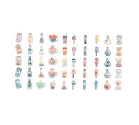 iplusmile 100 feuilles Autocollants DIY Décoratifs Boisson Imperméables pour Scrapbook Albums Photos Journaux
