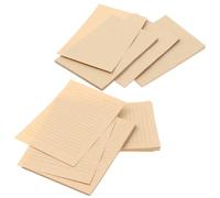 iplusmile 100 feuilles Lot de Papier Kraft Vintage pour Lettres Lignées Blanches Papier à Écrire Rétro Élégant et Pratique pour et Messages