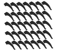 iplusmile 100 Paires Grips Dérapants Silicone pour Branches de Lunettes Confortables Embouts Souples pour Montures Empêchant Glissement des Lunettes et