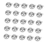 iplusmile 100 Pièces Accessoires pour Décoration de Vêtements Pendentifs de Football Faits Main pour Bricolage Création de Bijoux