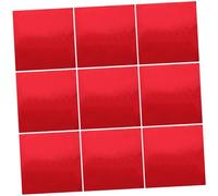 iplusmile 100 Pièces Aluminium Alimentaire Brillant Rouge pour Bonbons Chocolat Thé Cuisine Maison Barbecue