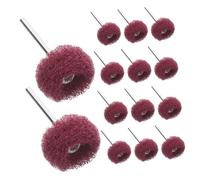 iplusmile 100 Pièces Brosses Abrasives Nylon pour Ponçage Fin Têtes de Brosse Électrique à Accessoires pour Outils Rotatifs de Meulage Décapage de Rouille et Polissage Précis