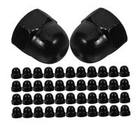 iplusmile 100 Pièces Capuchons de Protection Dome Acier pour Écrous Hexagonaux de Boulons Élégantes Installation Facile et Pratique