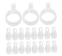 iplusmile 100 Pièces Clips Plastique Anti-Vent pour Cintres Fixation Réutilisable pour Séchage Vêtements et Cadres Broderie Pinces Stables pour Barres à Linge et Séchoirs Maison