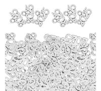 iplusmile 100 Pièces de Breloques 2025 en Alliage Zinc Pendentifs 14X9 MM Couleur Argenté Ancien Accessoires DIY pour Création de Bijoux Porte-Clés Bracelets et Souvenirs de Remise de