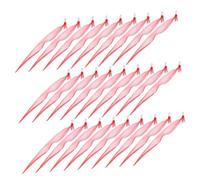 iplusmile 100 Pièces De Filet à Balle Bobo D'écrevisses Filets De Support pour Melons Maille Fraise Hamac Melon PVC Rouge