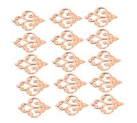 iplusmile 100 Pièces Décalcomanies De Meubles Autocollants De Porte Décalcomanies D'applications De Meubles Décor De Coin De La Garde-Robe Décor De Cadre De L'armoire Golden Cuivre