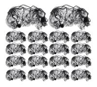 iplusmile 100 pièces Filets Cheveux Invisibles Nylon Noir Résistants et Élastiques pour Chignons Ballet Perruques Coiffure Professionnelle et Restauration
