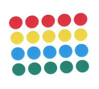 iplusmile 100 pièces Jetons de Jeu Ronds Acrylique Colorés Jetons de Comptage pour Apprentissage Mathématique et Bingo Accessoires Éducatifs pour École et Fête