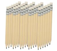 iplusmile 100 pièces Lot de Crayons à Bois Naturel avec Gomme Multifonction pour Dessin et Croquis Compacte Ergonomique pour Usage Scolaire et Artistique