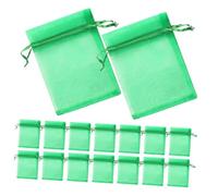 iplusmile 100 pièces Lot de Filet à Cordon pour Protection Fruits et Légumes Filet Insectes pour Arbres Fruitiers Maille Respirante Vert Protection Potager et