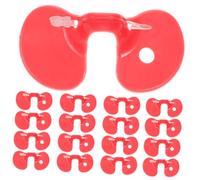 iplusmile 100 pièces Lunettes Volaille Picage Plastique Rouge Protection Poules Prévient Combats Résistantes Durables Faciles à Installer pour Professionnel et Usage Couleur Aléatoire
