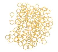 iplusmile 100 Pièces Mini Resin Jewelry Holder Bezels Zinc Alloy Hollow Frame Charms Lightweight Round Pendant For Diy Crafting Necklaces Bracelets