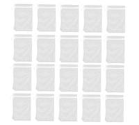iplusmile 100 pièces Sachets Organza Blanc Sacs avec Cordon de Serrage pour Bonbons Fête Anniversaire Emballage Cadeau et Pratique