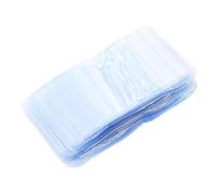 iplusmile 100 Pièces Transparent Perles Titulaire De Rangement Scellé Bobine De Badge Boîtes à Bijoux Sacs De Rangement De Rangement pour Couette Poubelles Claires Blue PVC